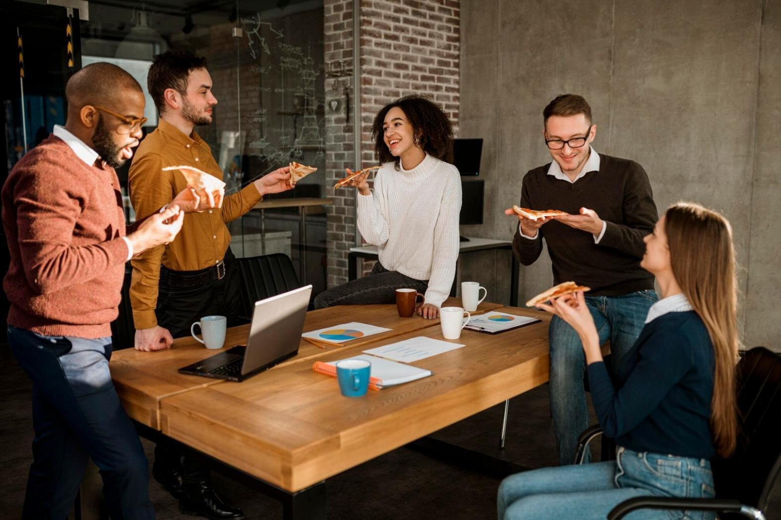 Team collaboration space where financial strategies are developed and reviewed